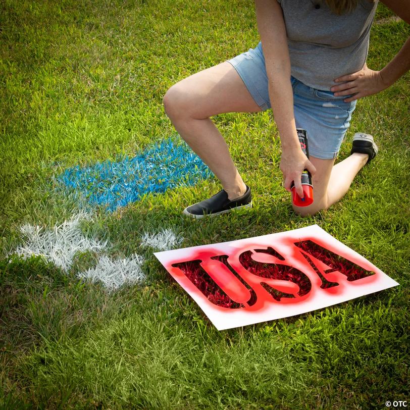 Patriotic Yard Stencils - 3 Pc. Image