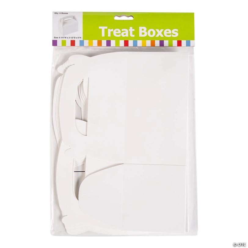 White Favor Boxes - 12 Pc. Image