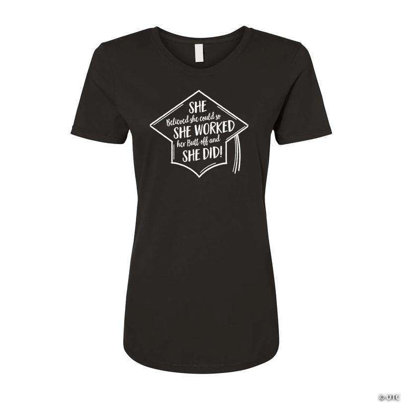 She Believed She Could Women&amp;#8217;s T-Shirt - Medium Image