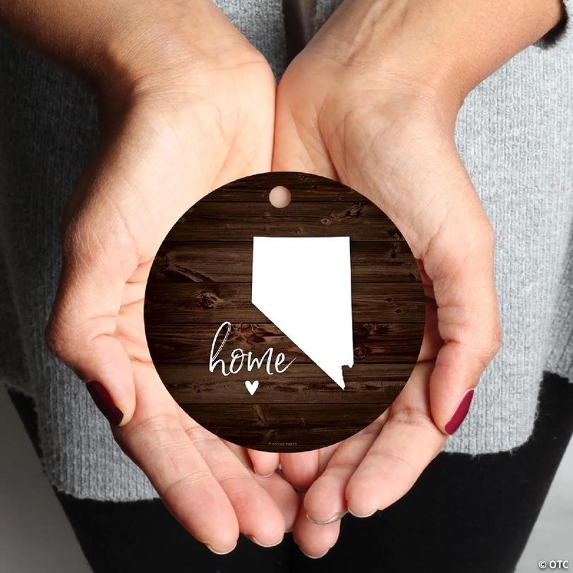 MDF Ornament Nevada Home Dark Wood | Oriental Trading