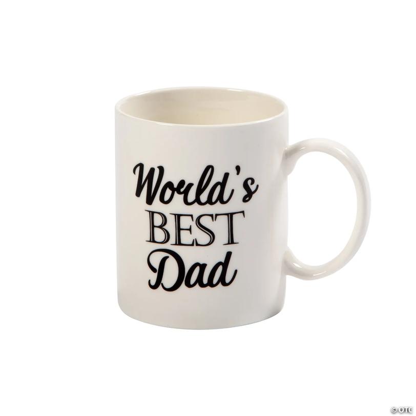 12 oz. Father&amp;#8217;s Day World&amp;#8217;s Best Dad Reusable Ceramic Coffee Mug Image