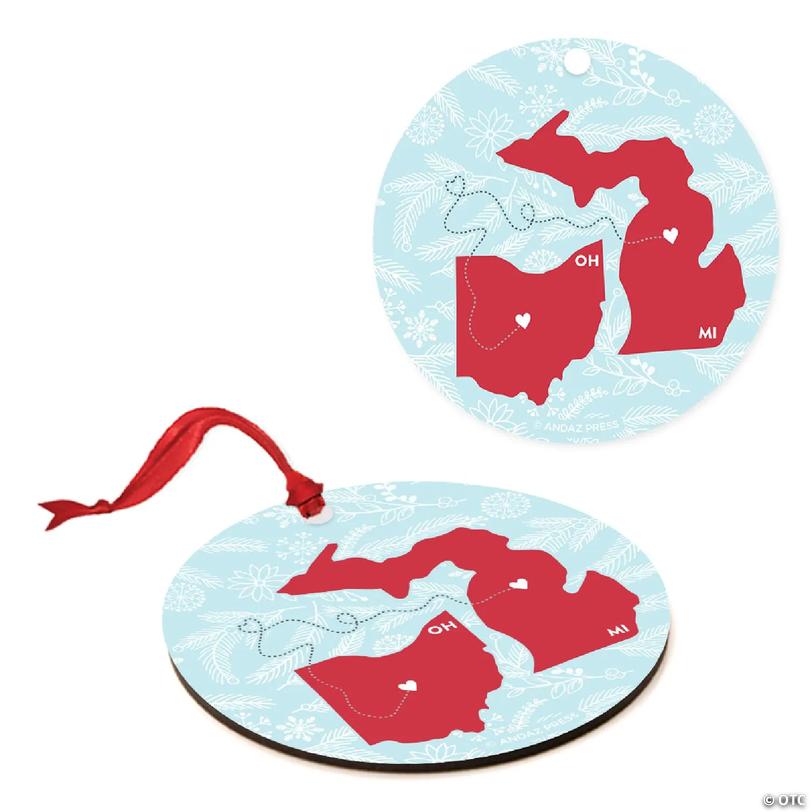 MDF Ornament Ohio and Michigan