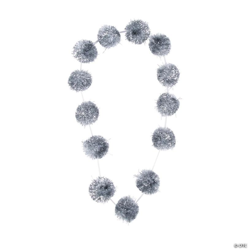 Pom-Pom Sparkle Necklaces - 12 pc Image