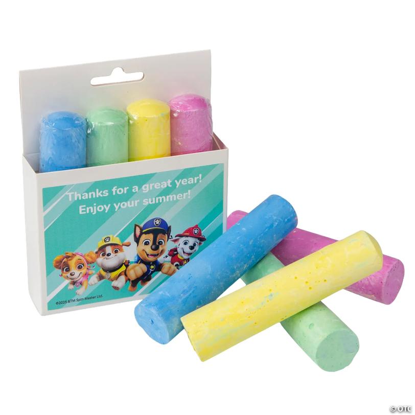 Personalized PAW Patrol&amp;#8482; Chalk Boxes &amp;#8211; 12 pc Image