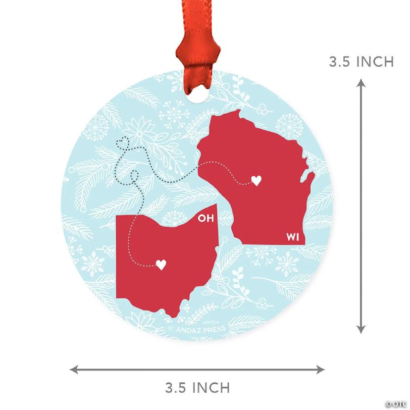 MDF Ornament Ohio and Wisconsin | Oriental Trading