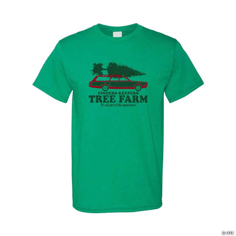 Vintage Christmas Tree Farm Men&amp;#8217;s T-Shirt - Medium Image