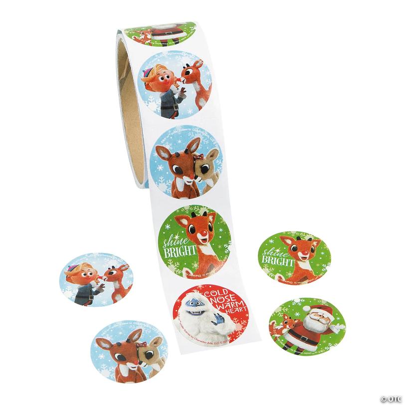 Rudolph the Red-Nosed Reindeer<sup>&amp;#174;</sup> Sticker Roll - 100 pc Image