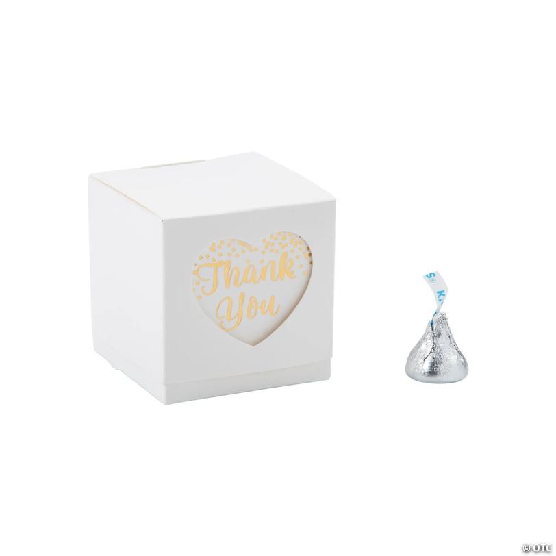 Wedding Favor Boxes with Lids - 12 Pc. Image