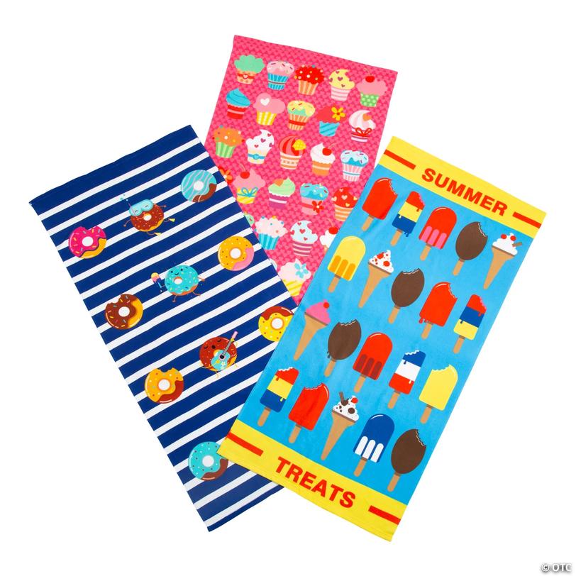 Sweet Treats Beach Towels - 3 Pc. Image