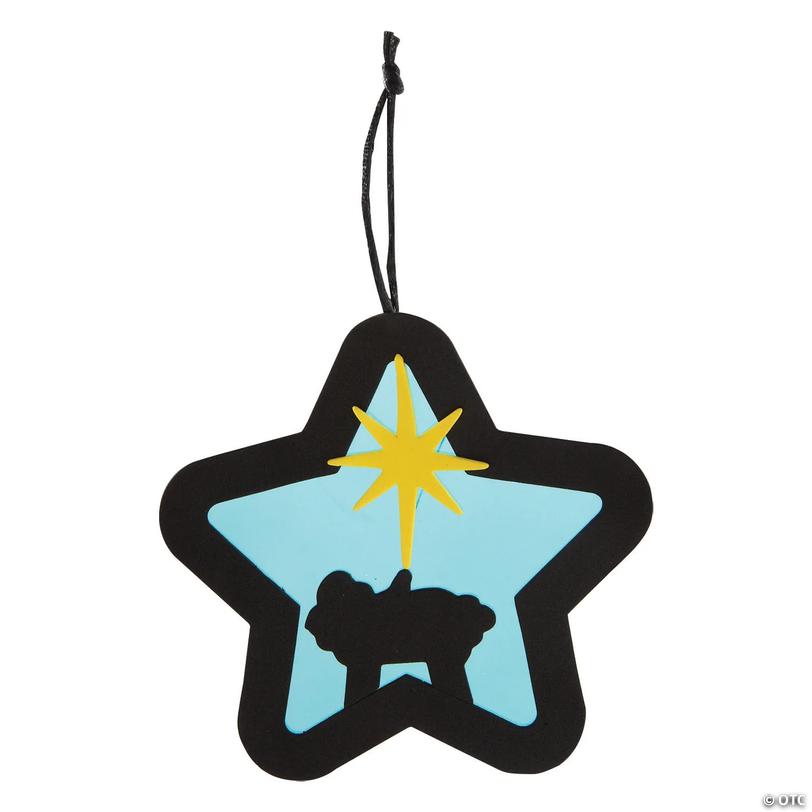 Nativity Star Christmas Ornament Craft Kit - Makes 10 Image
