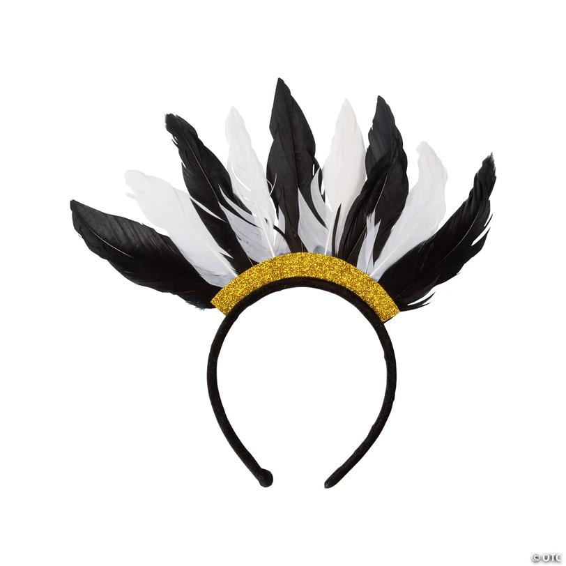 New Year's Eve Feather Headbands - 12 pc Image