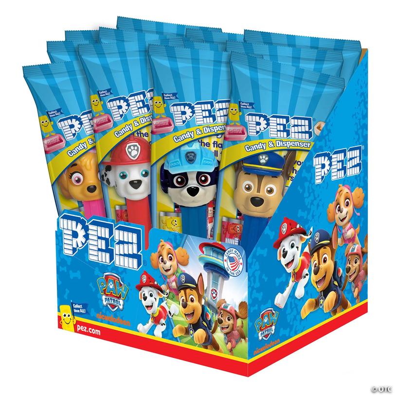 4 1/2" PAW Patrol&amp;#8482; PEZ<sup>&amp;#174;</sup> Candy &amp; Dispensers - 12 Pc. Image