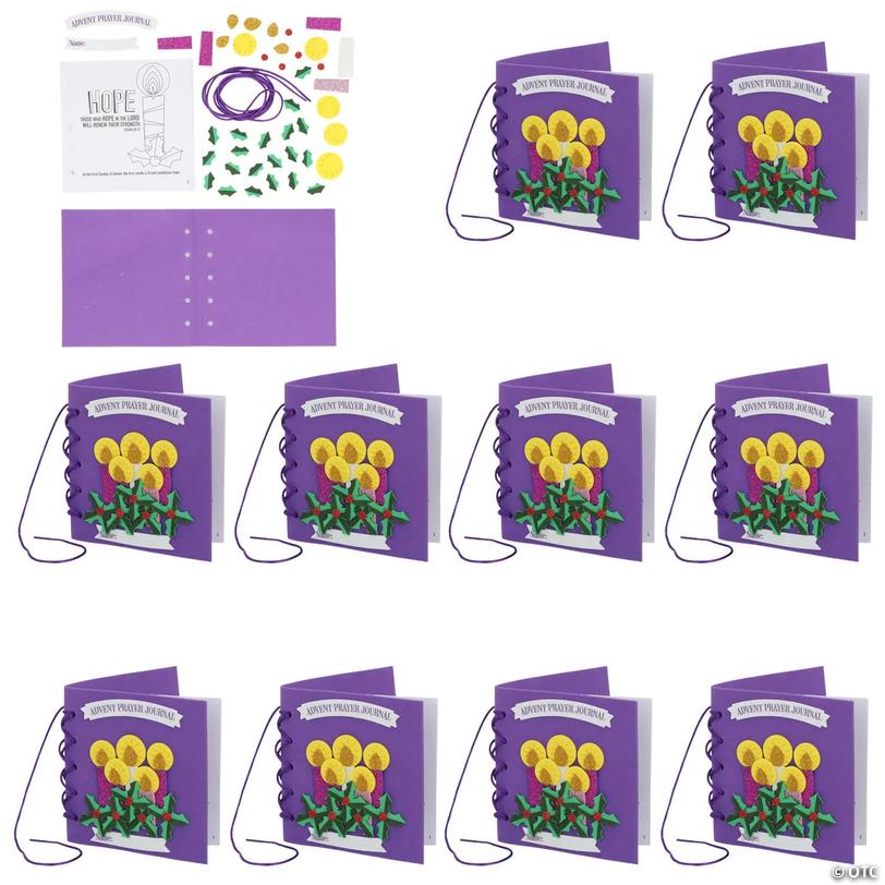 Advent Prayer Writing Journal Craft Kit - Makes 10 Image