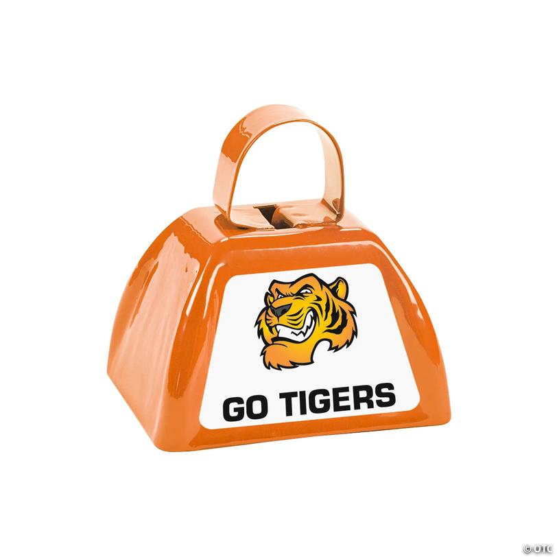 Orange Team Spirit Custom Photo Cowbells - 12 Pc. Image