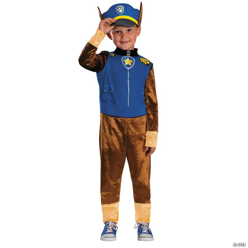 Toddler Classic Paw Patrol&amp;#8482; Chase Jumpsuit Costume Image
