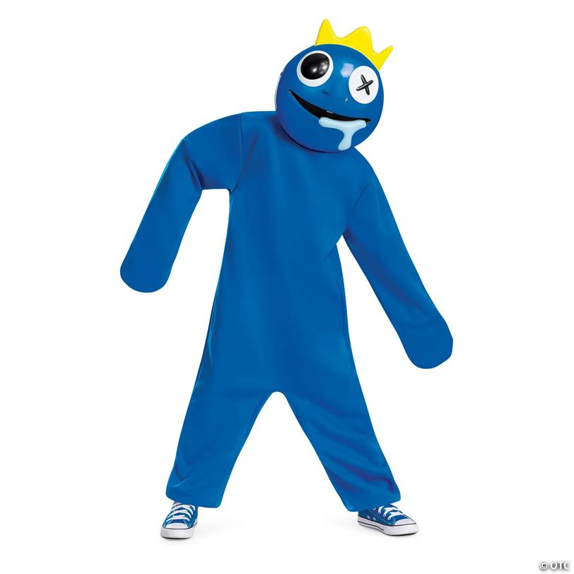 Kids Classic Rainbow Friends Blue Costume - Medium 7-8 Image