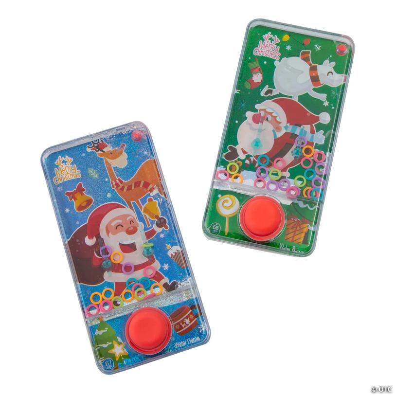 Ring Toss Handheld Christmas Water Games - 12 pc Image