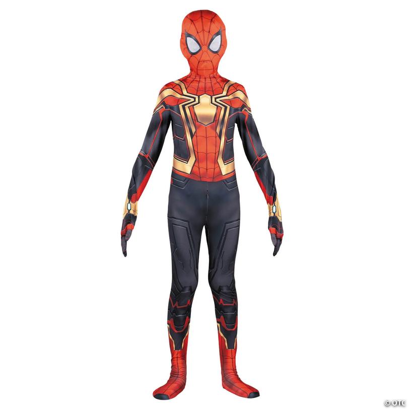 Kids Marvel's Spider-Man Integrated Zentai Suit Costume - Extra Small Image