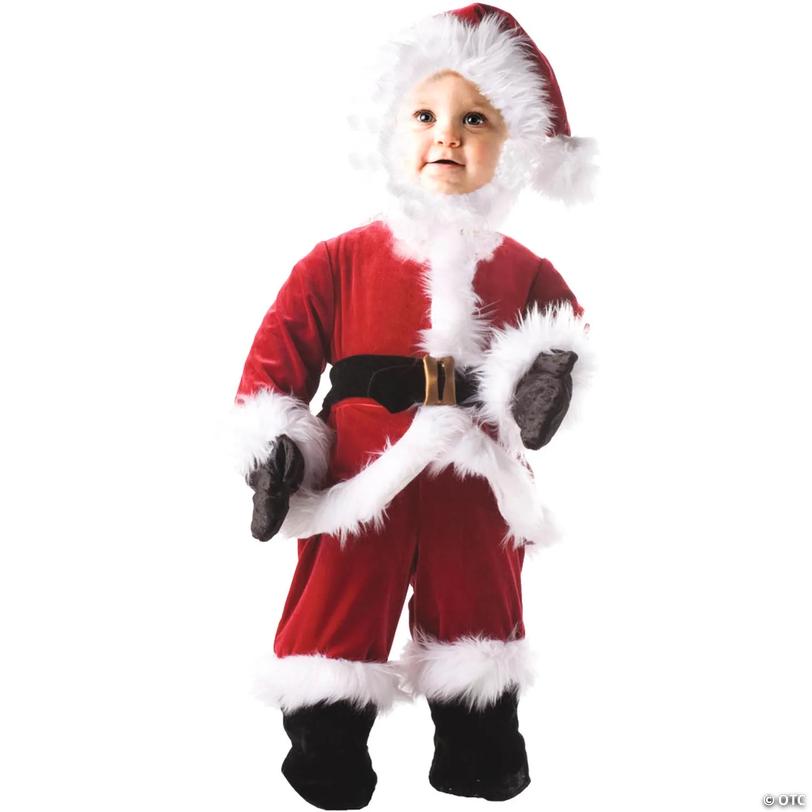 Toddler Santa Costume Image