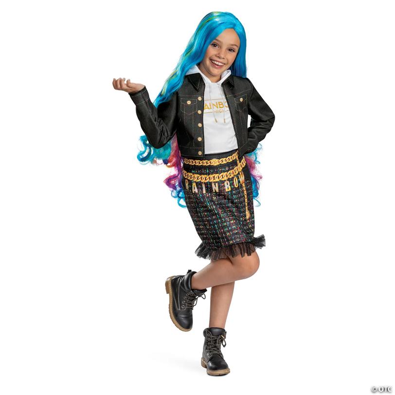 Girl's Classic Rainbow High Amaya Costume - Small 4-6X Image