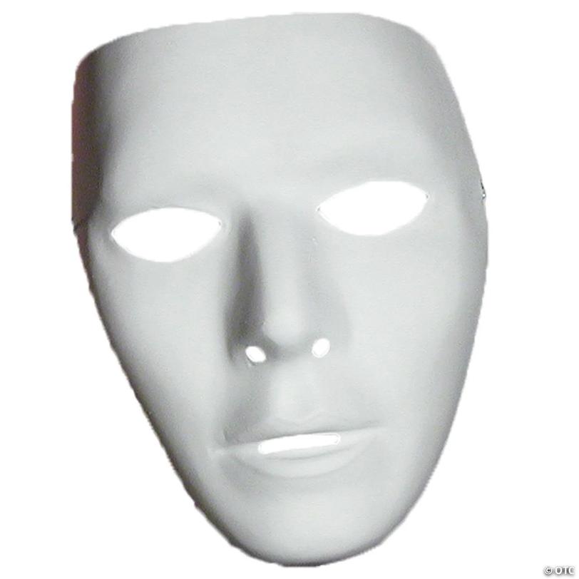 Adults Blank Male Mask Image