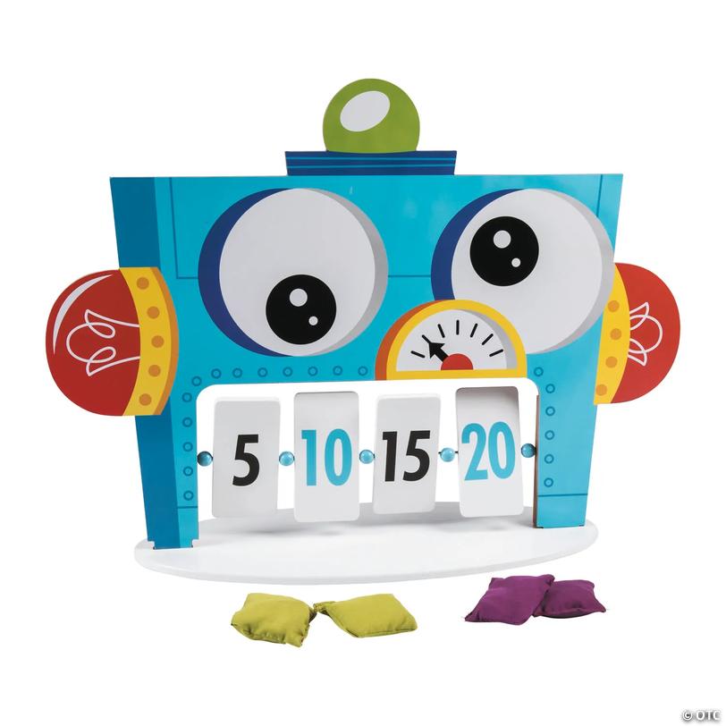 Robot Party Bean Bag Toss Game - 6 Pc. Image