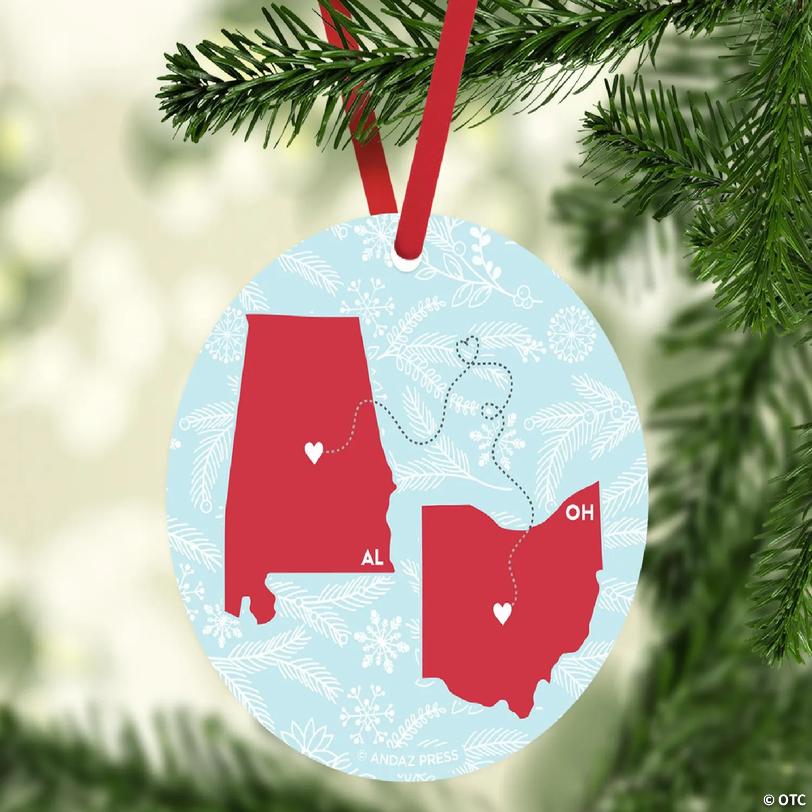 MDF Ornament Ohio and Alabama | Oriental Trading