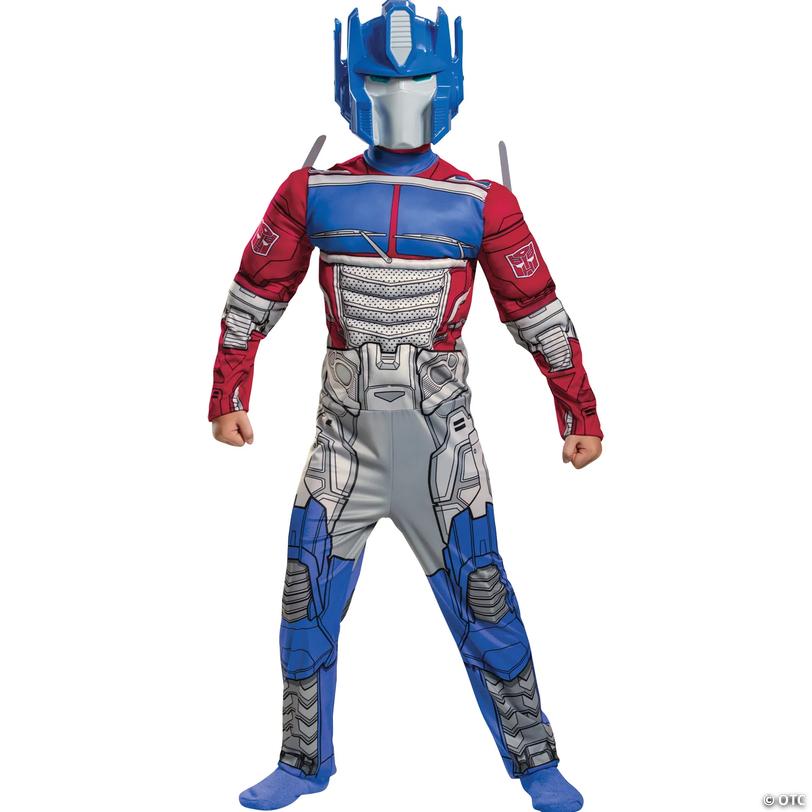 Boy's Optimus EG Muscle Costume Image