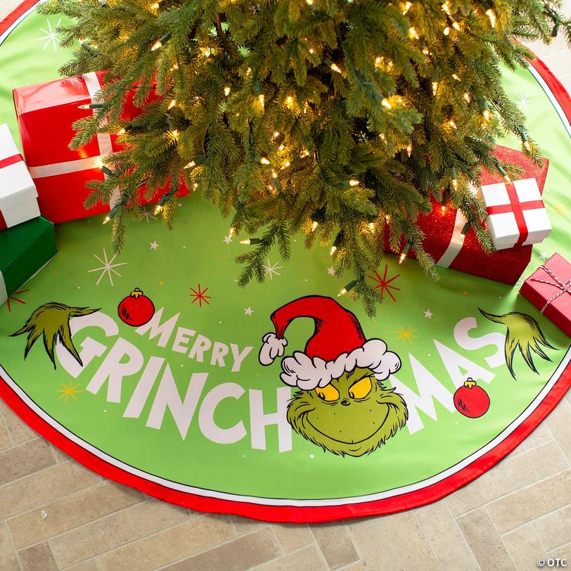 Dr. Seuss&amp;#8482; The Grinch Christmas Polyester Tree Skirt Image