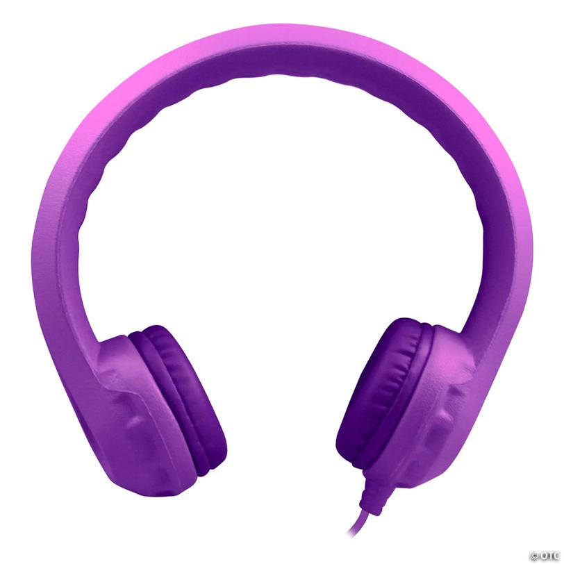 HamiltonBuhl Flex-Phones&amp;#8482; Indestructible Foam Headphones, Purple Image