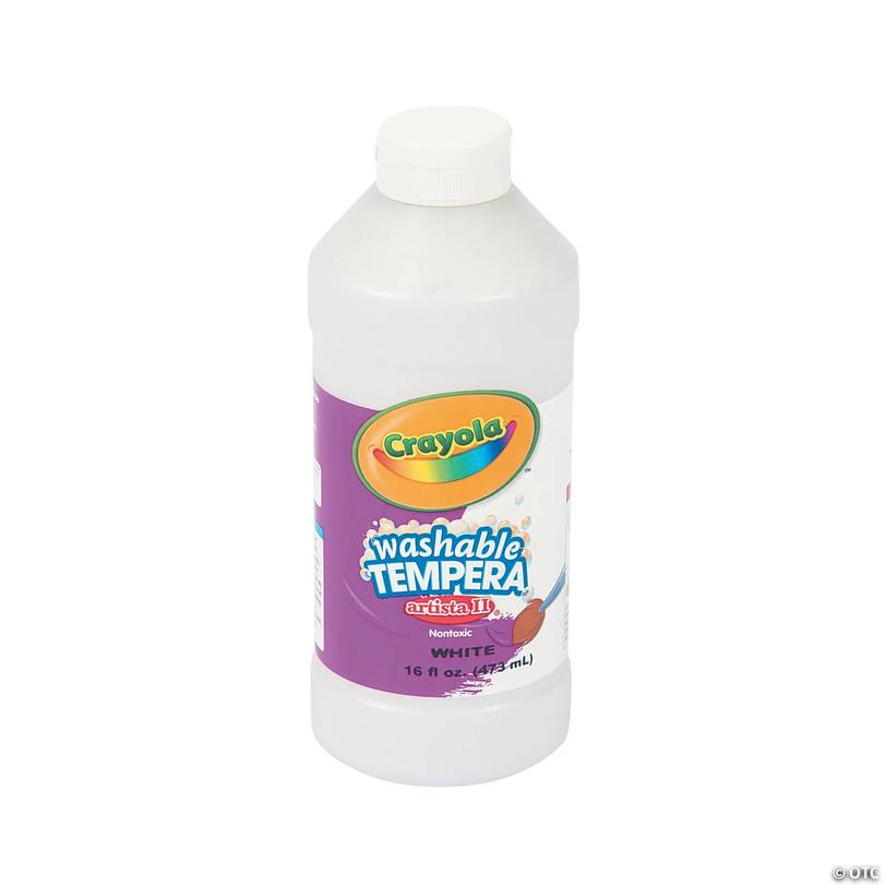 16-oz. Crayola&amp;#174; Artista II Washable White Tempera Paint Image