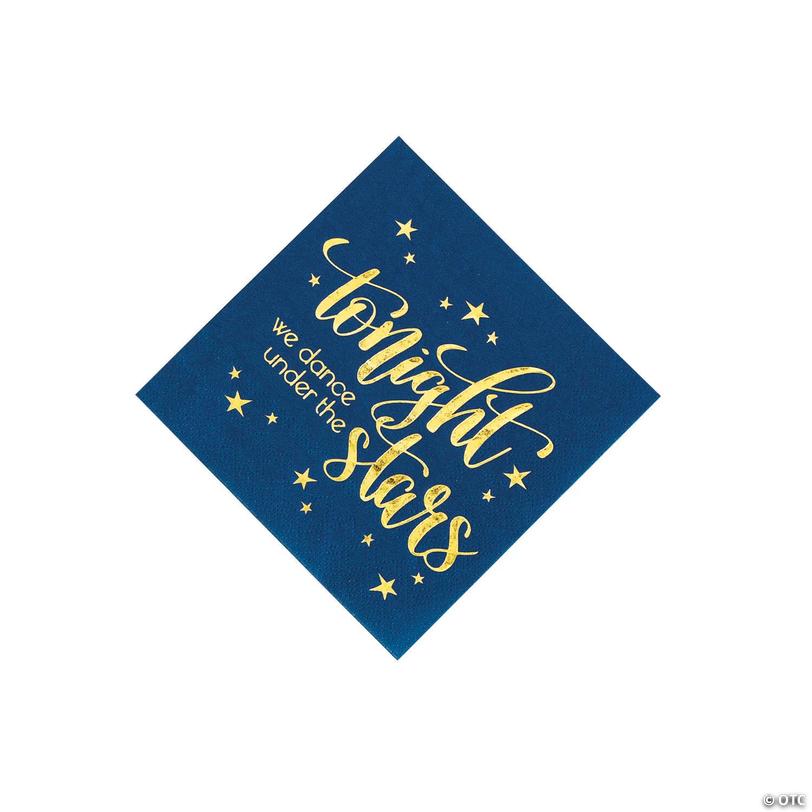 Bulk 50 Pc. Dance Under the Stars Beverage Napkins Image
