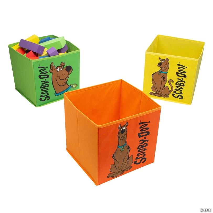 10 1/4" Scooby-Doo!&amp;#8482; Character Nonwoven Storage Cubes Set - 3 Pc. Image