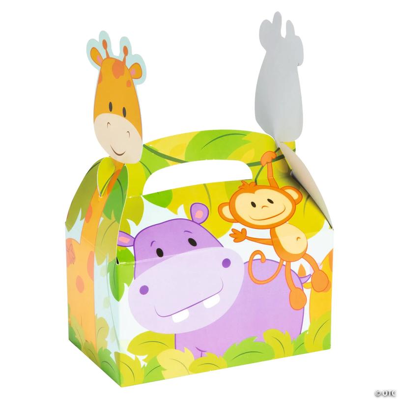 Zoo Animal Treat Boxes - 12 Pc. | Oriental Trading