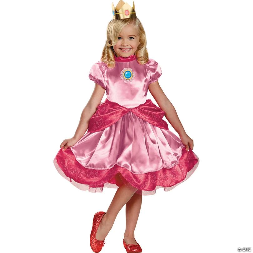 Toddler's Deluxe Princess Peach Costume - 2T Image