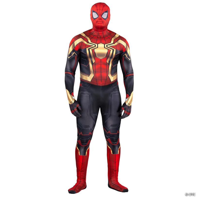 Adults Marvel's Spider-Man Integrated Zentai Suit Costume - Small Image