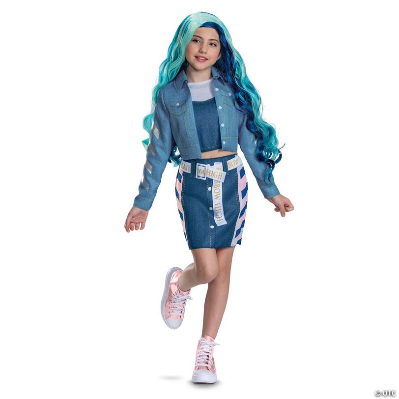 Girl's Classic Rainbow High Skylar Costume - Small 4-6X Image