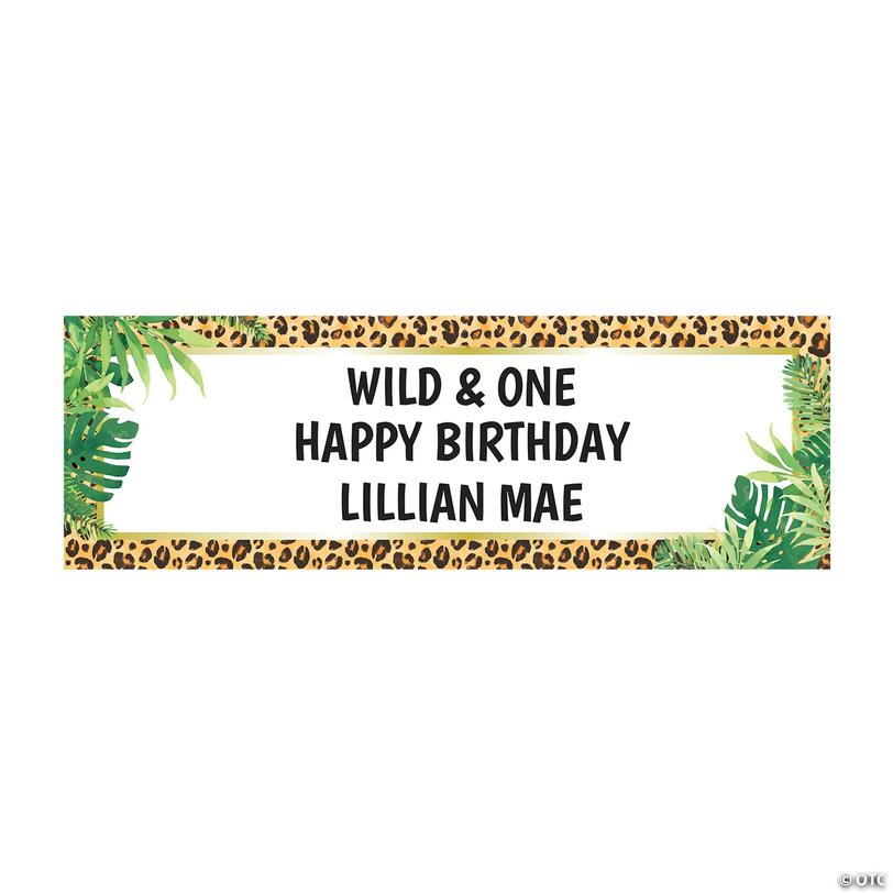52" x 17" Sophisticated Safari Custom Banner - Small Image