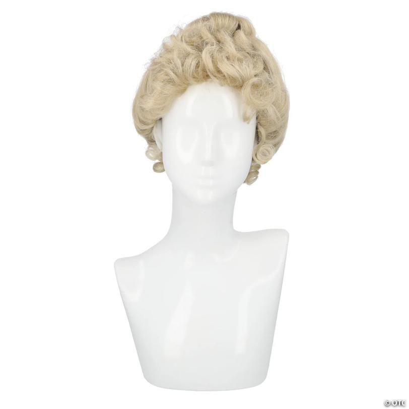 Deluxe Gibson Girl Upswept Bun with Curls Wig - Champagne Blonde 22 Image