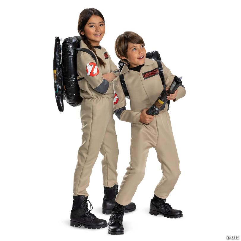 Kids Classic Ghostbusters: Frozen Empire&amp;#8482; Flight Suit Costume - Small 4-6 Image