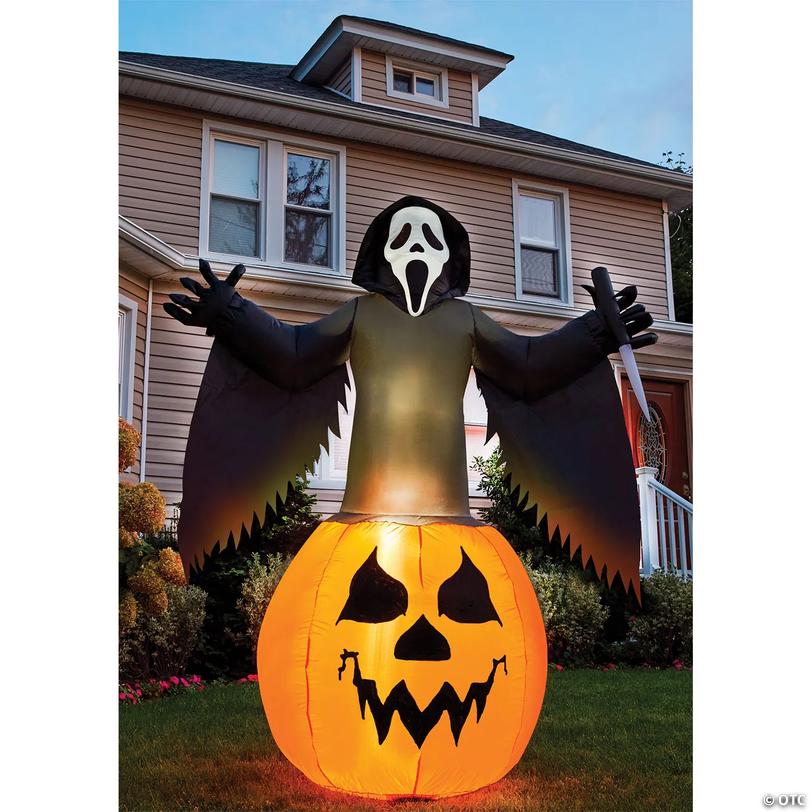 Ghost Face<sup>&amp;#174;</sup> Pumpkin Lawn Inflatable Australia Image