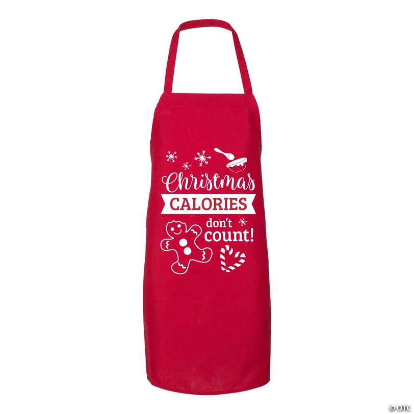 Christmas Calories Don&amp;#8217;t Count Apron Image