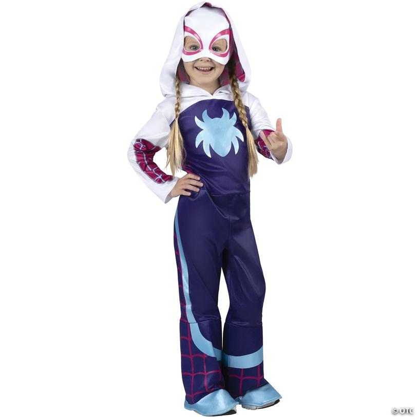 Toddler Marvel Ghost Spider Gwen Jumpsuit Costume - 3T-4T Image