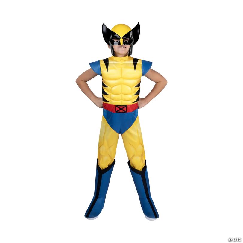 Kids Qualux X-Men '97&amp;#8482; Wolverine Jumpsuit Costume - Small 4-7 Image