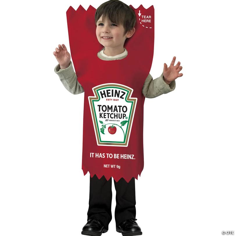Toddler Heinz&amp;#8482; Ketchup Packet Costume Image