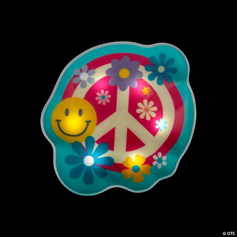 Flower Power Solar Shine Ups Night Light Image