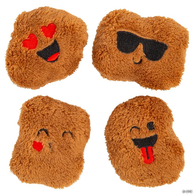 2 3/4" &amp;#8211; 3 1/2" Mini Smiling Stuffed Chicken Nuggets - 12 Pc. Image