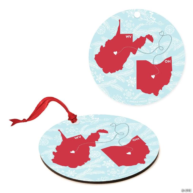 MDF Ornament Ohio and West Virginia | Oriental Trading