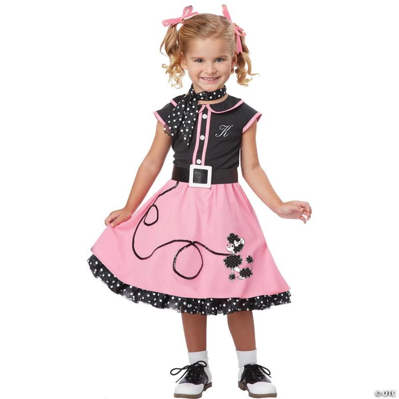 Girl&amp;#8217;s Poodle Cutie Costume - Small Image