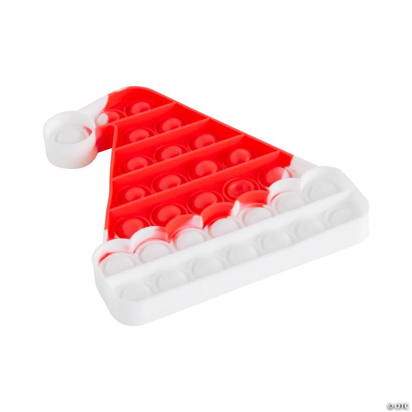 Santa Hat Christmas Lotsa Pops Pop Fidget Toys - 6 pc Image